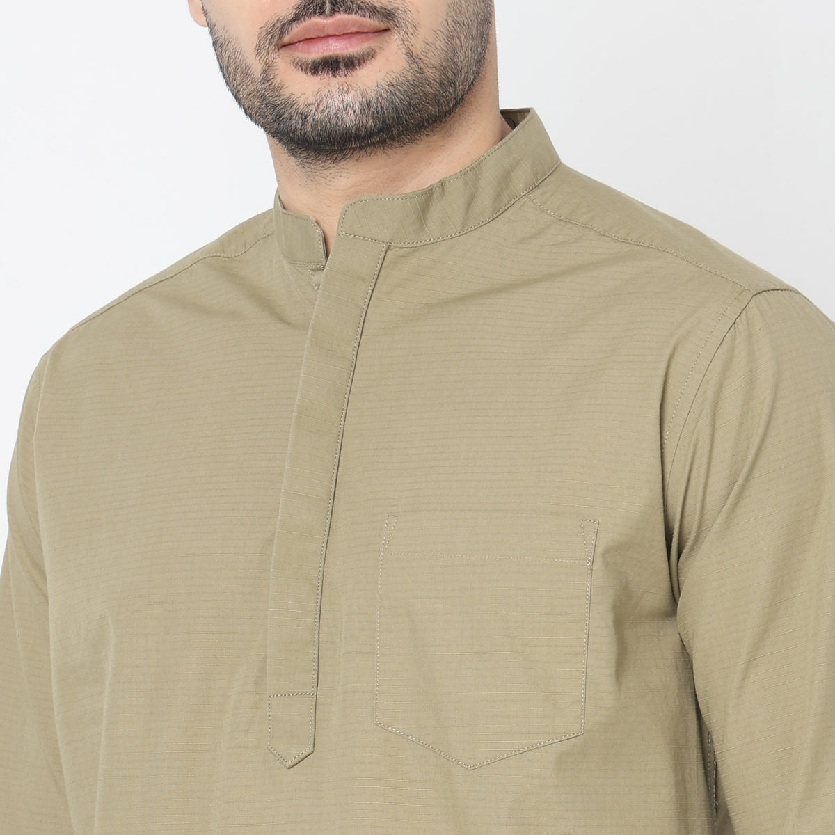 Regular Fit Solid Shirt