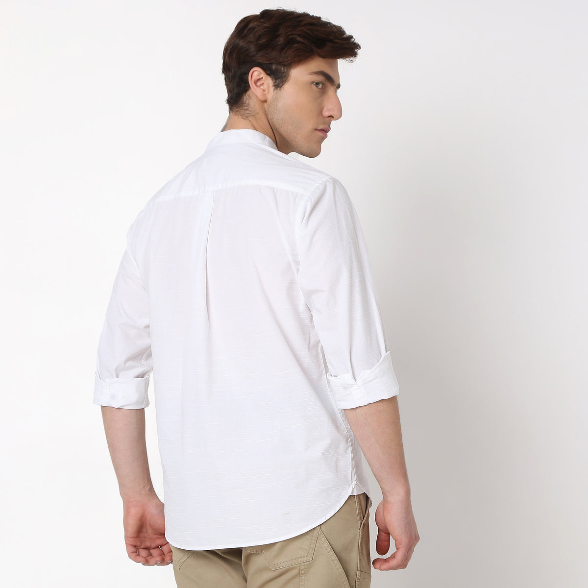 Regular Fit Solid Shirt