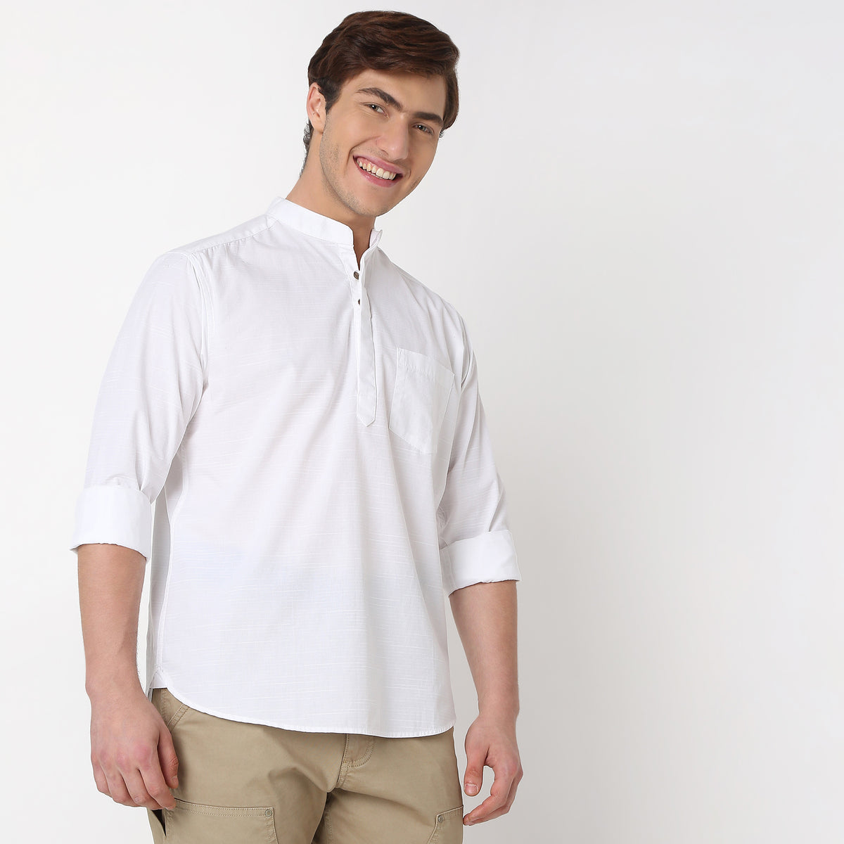 Regular Fit Solid Shirt