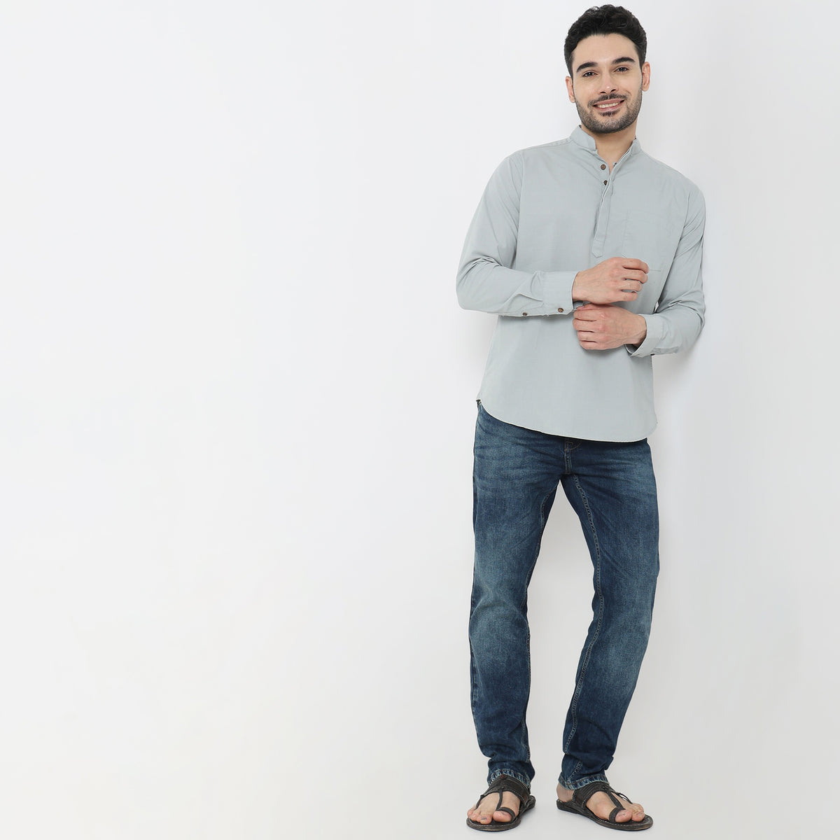 Regular Fit Solid Shirt