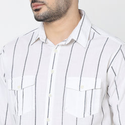 Regular Fit Solid Shirt