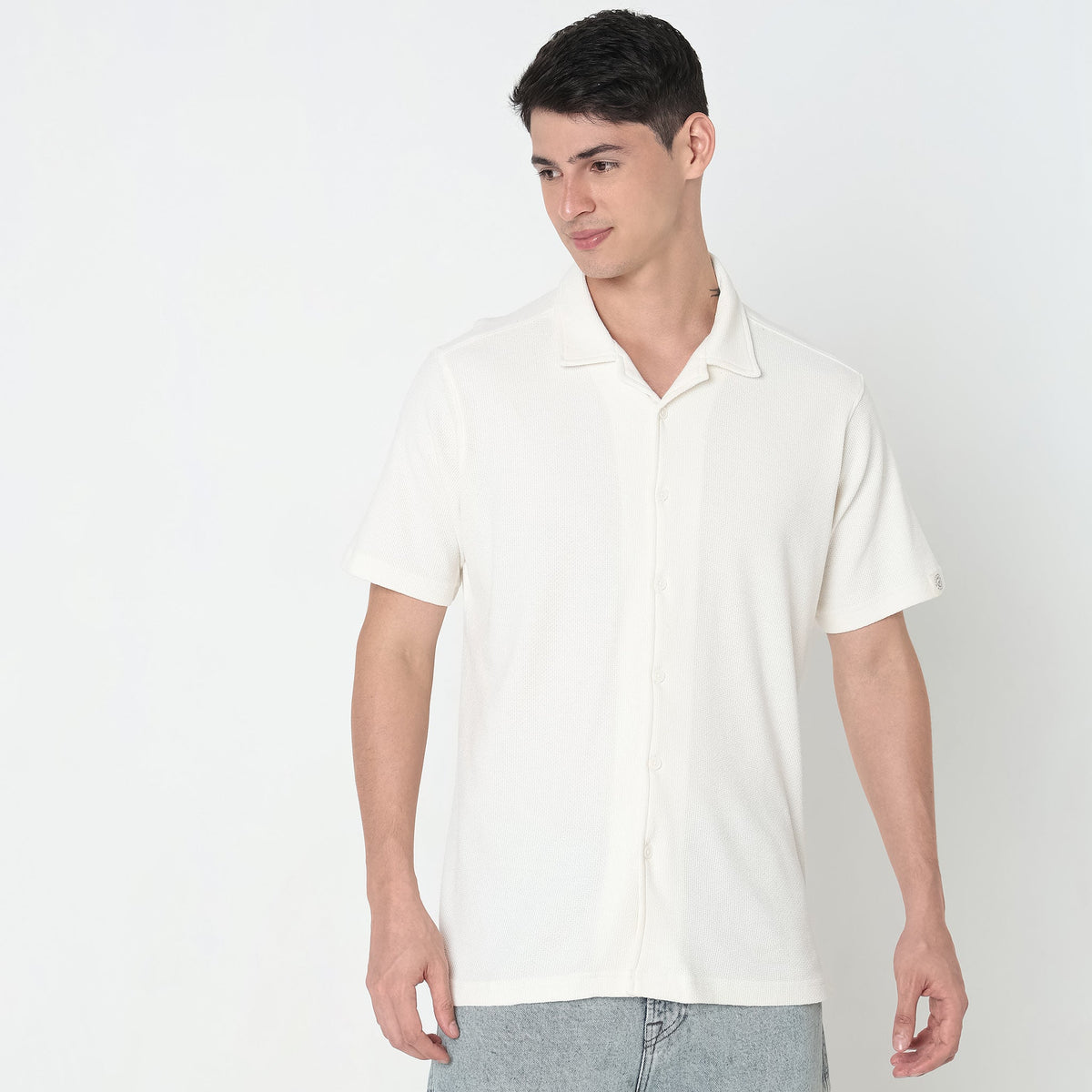 Regular Fit Structured Shirt