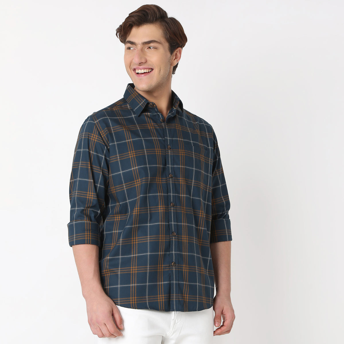 Regular Fit Checkered Shirt