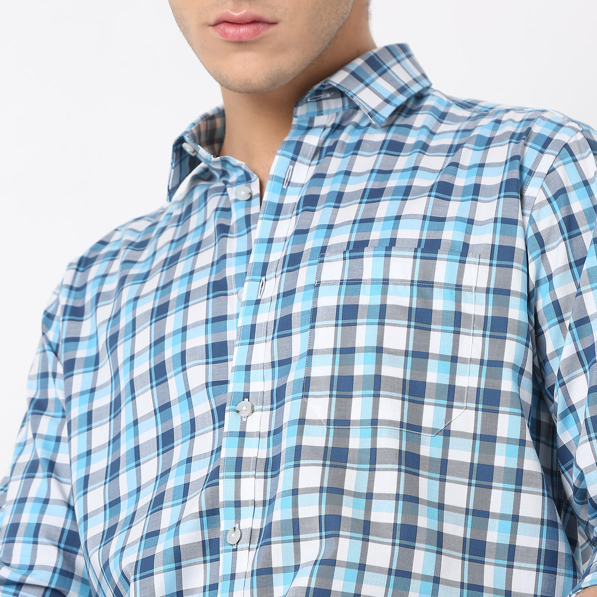 Regular Fit Checkered Shirt