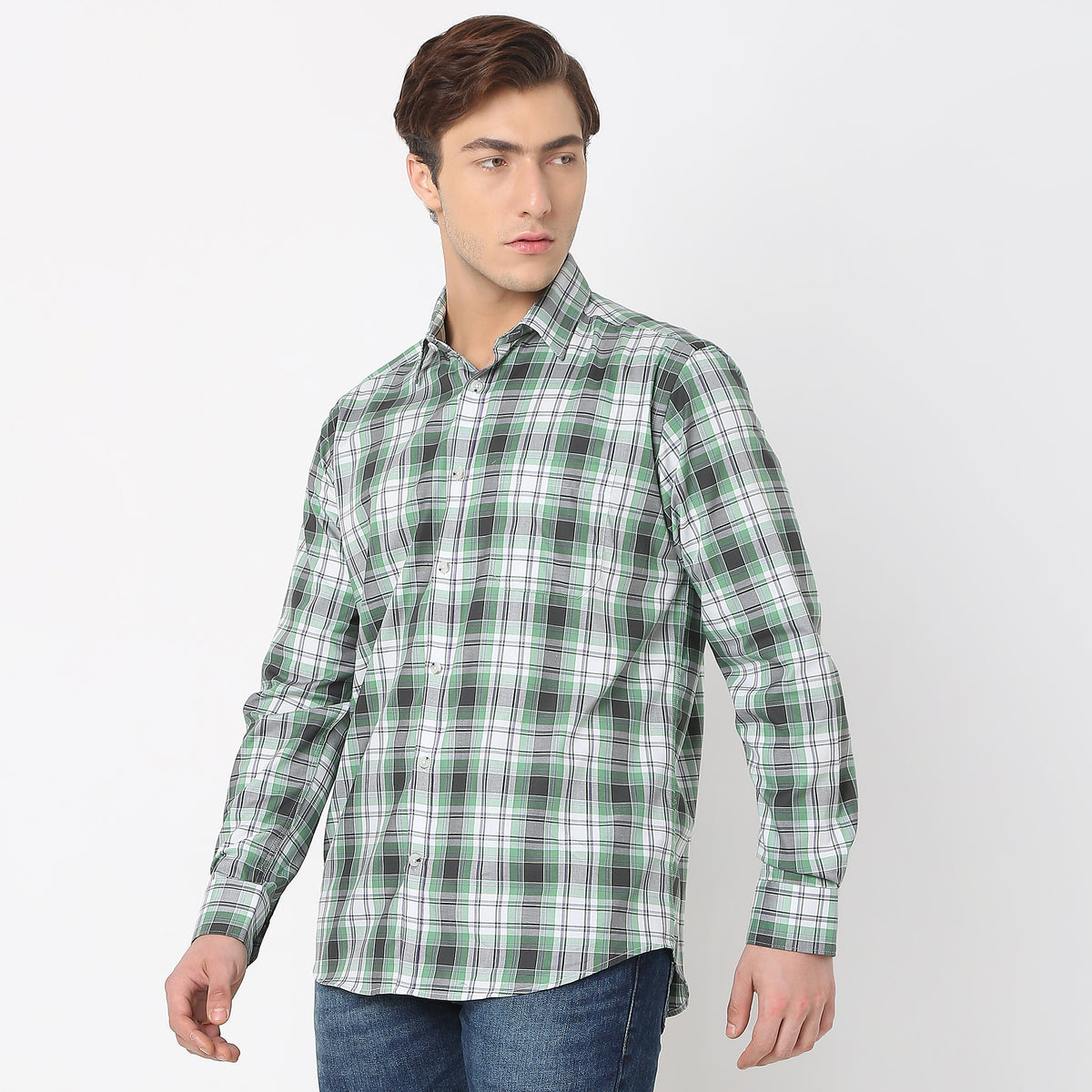 Regular Fit Checkered Shirt