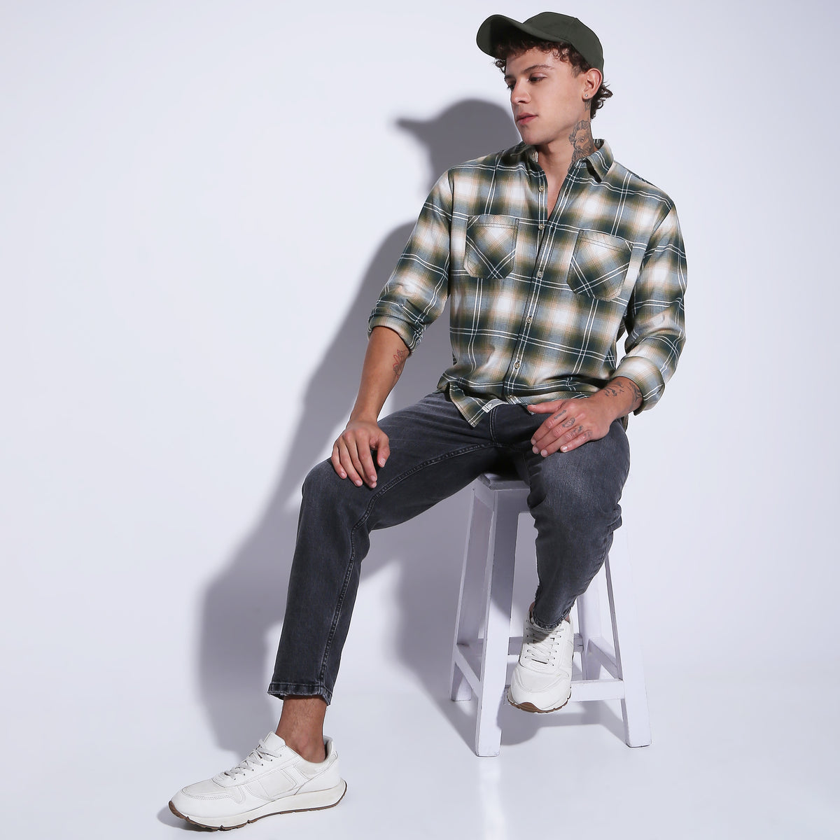 Regular Fit Checkered Shirt