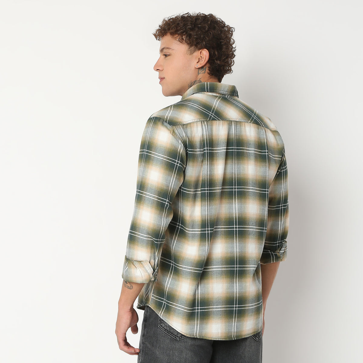 Regular Fit Checkered Shirt