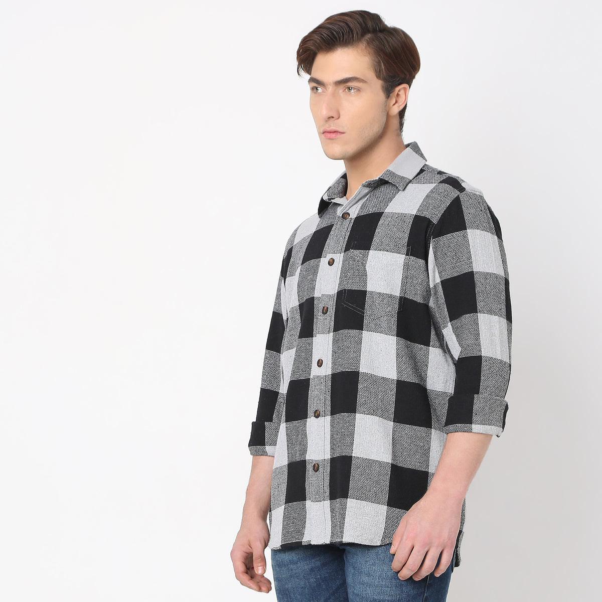 Regular Fit Checkered Shirt