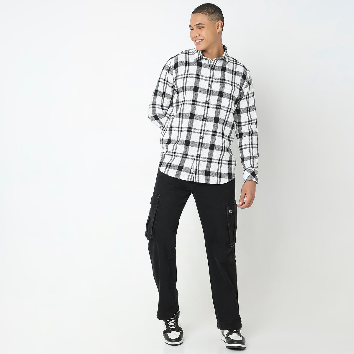 Regular Fit Checkered Shirt