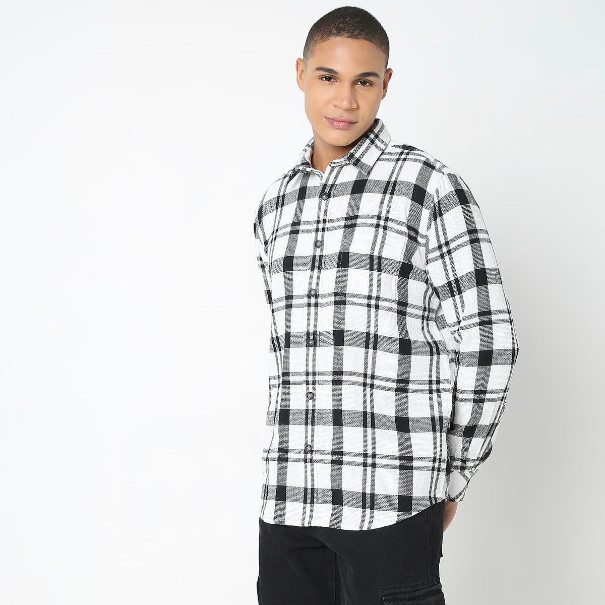 Regular Fit Checkered Shirt