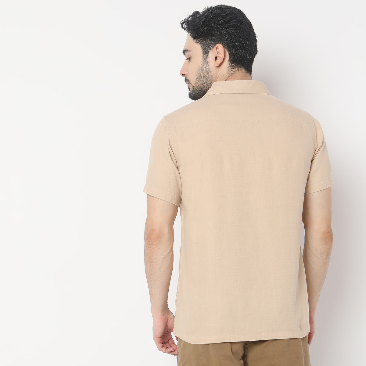 Regular Fit Solid Shirt