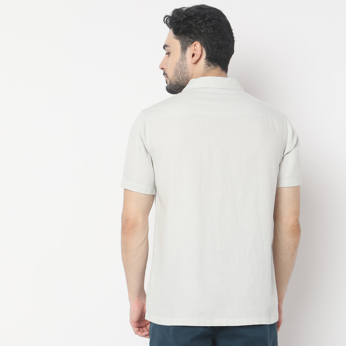 Regular Fit Solid Shirt