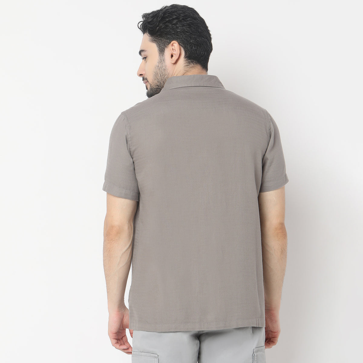 Regular Fit Solid Shirt