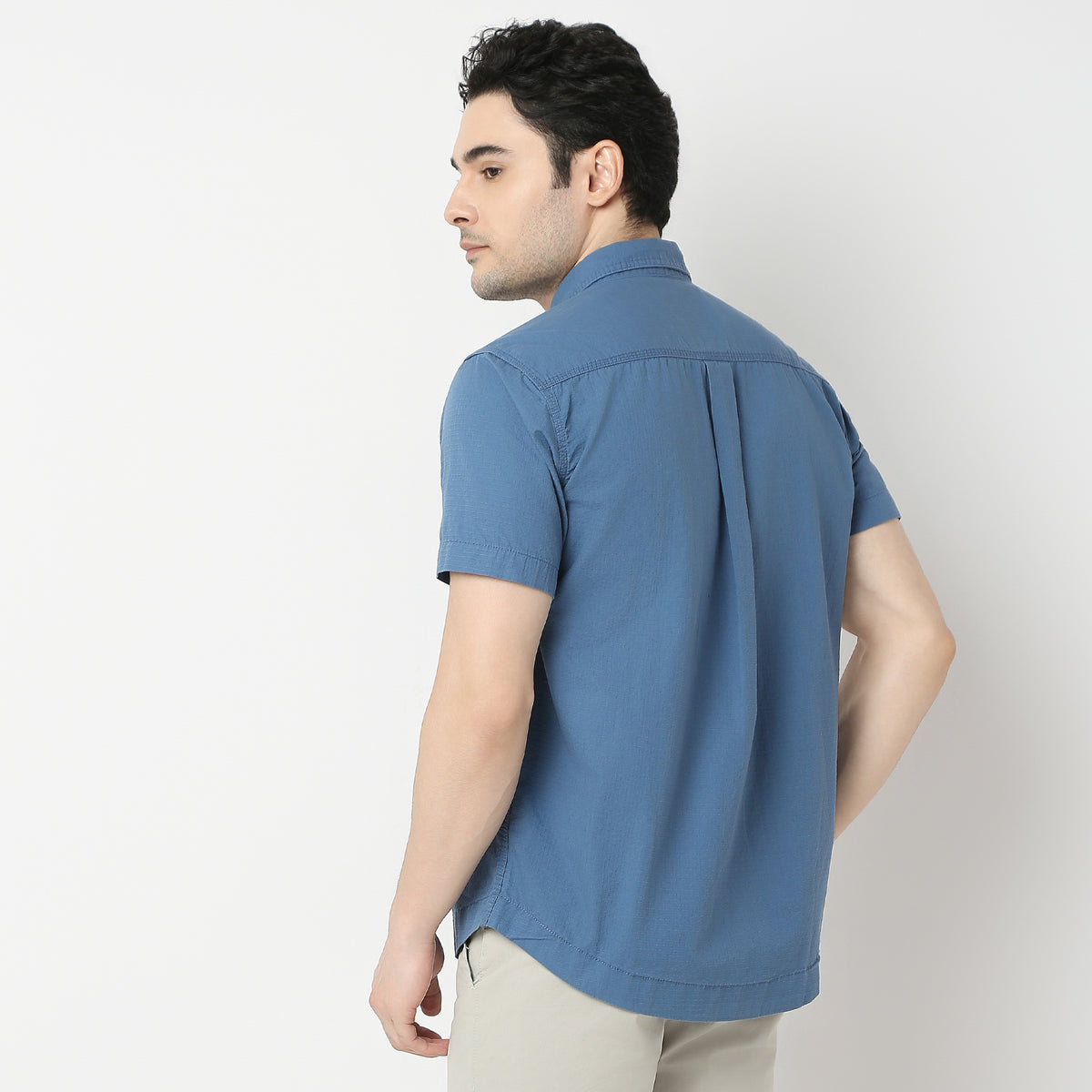 Regular Fit Solid Shirt