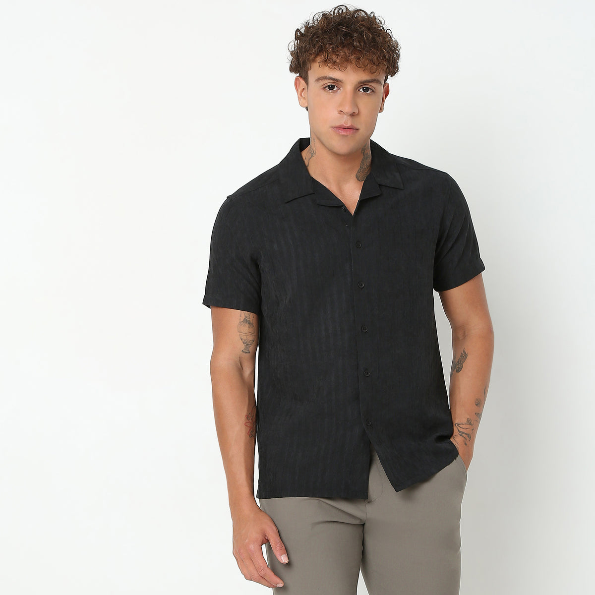 Slim Fit Striped Shirt