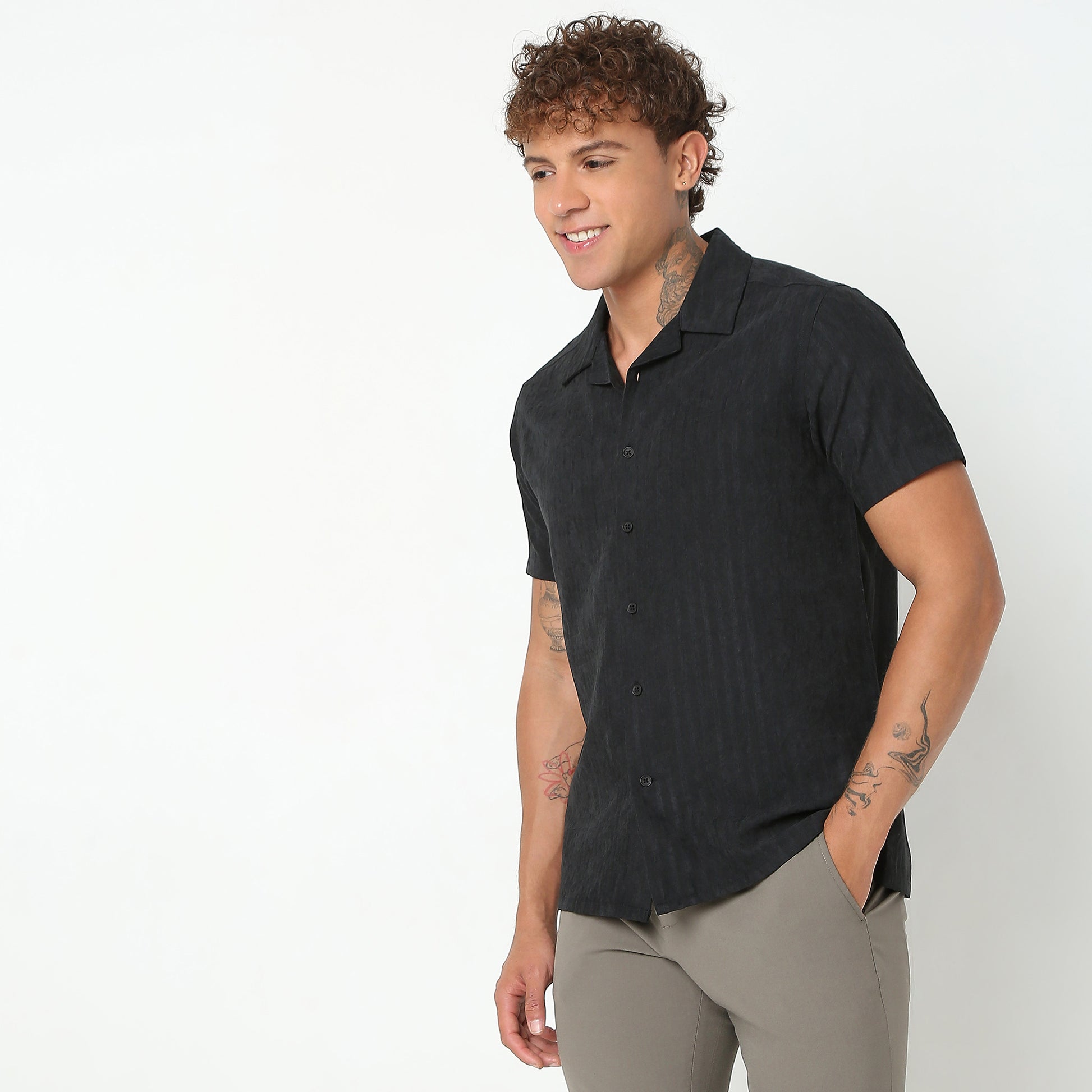 Slim Fit Striped Shirt