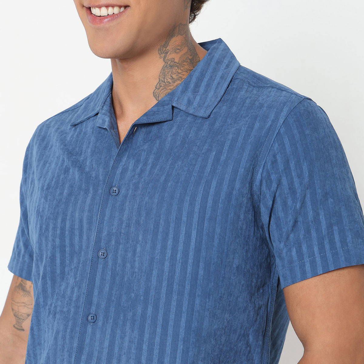 Slim Fit Striped Shirt