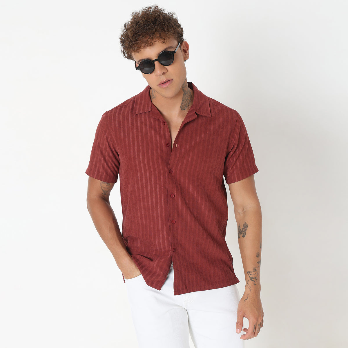 Slim Fit Striped Shirt