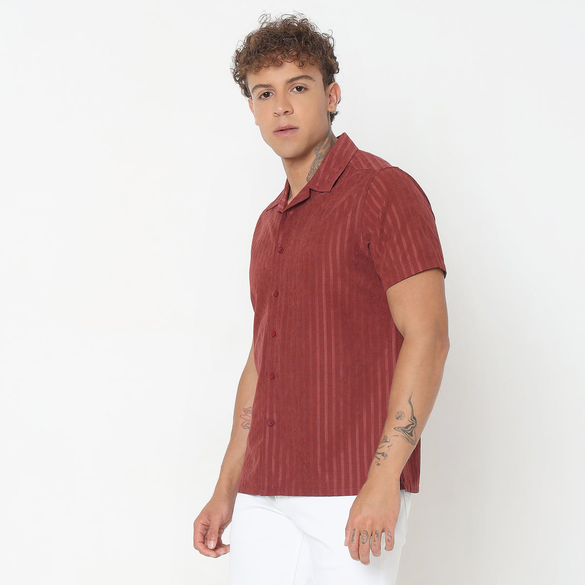 Slim Fit Striped Shirt