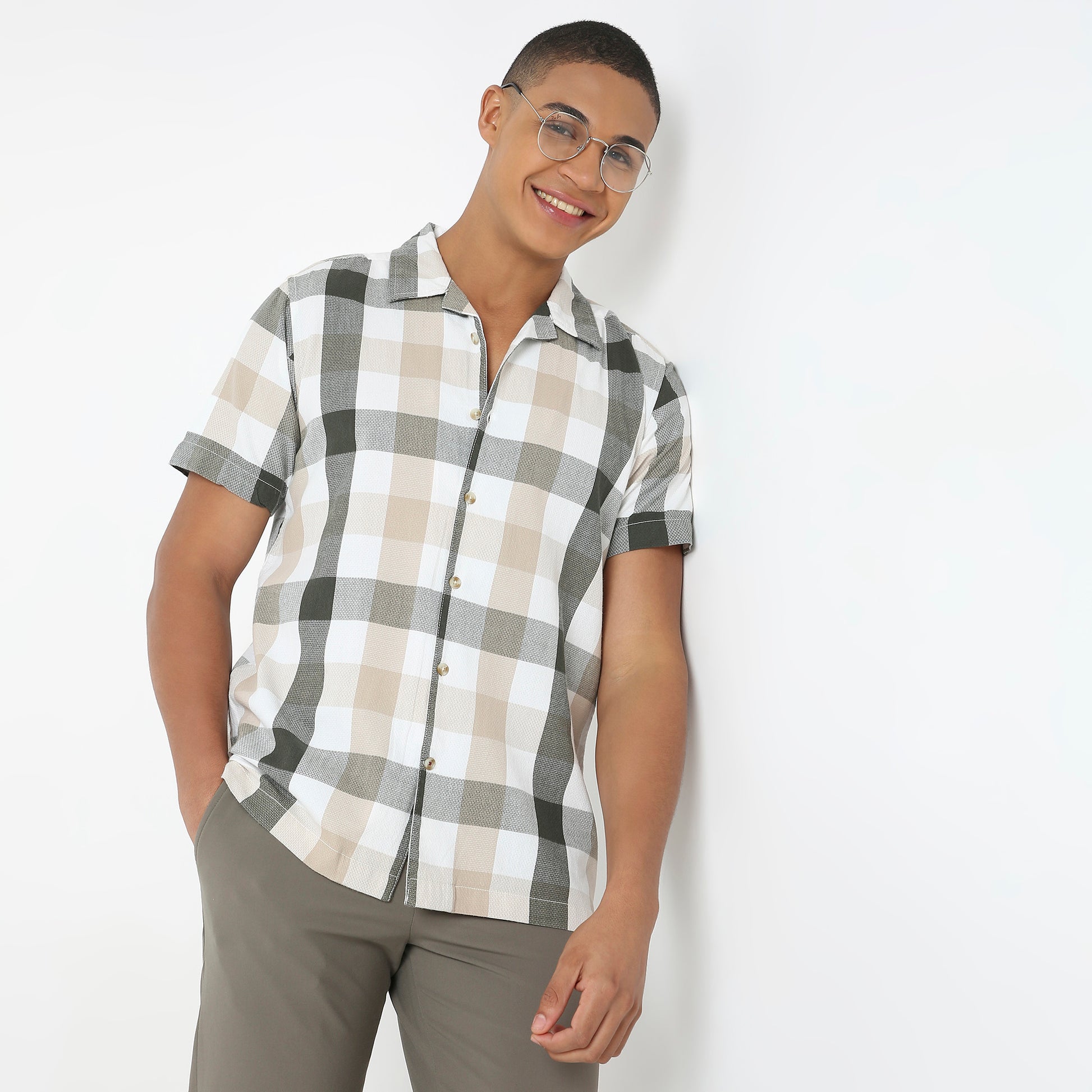 Regular Fit Checkered Shirt