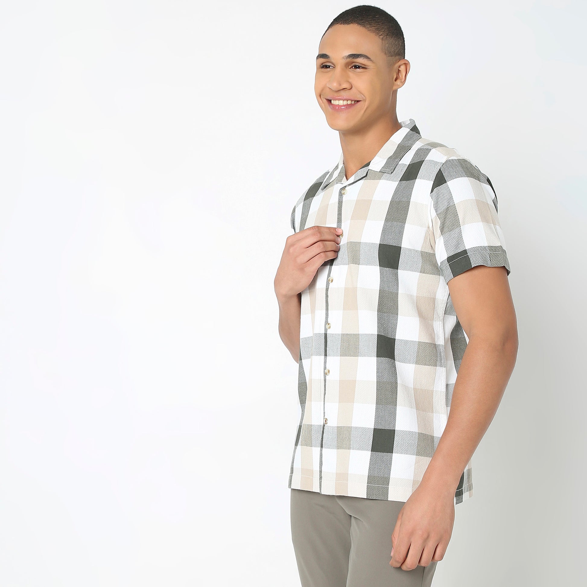 Regular Fit Checkered Shirt