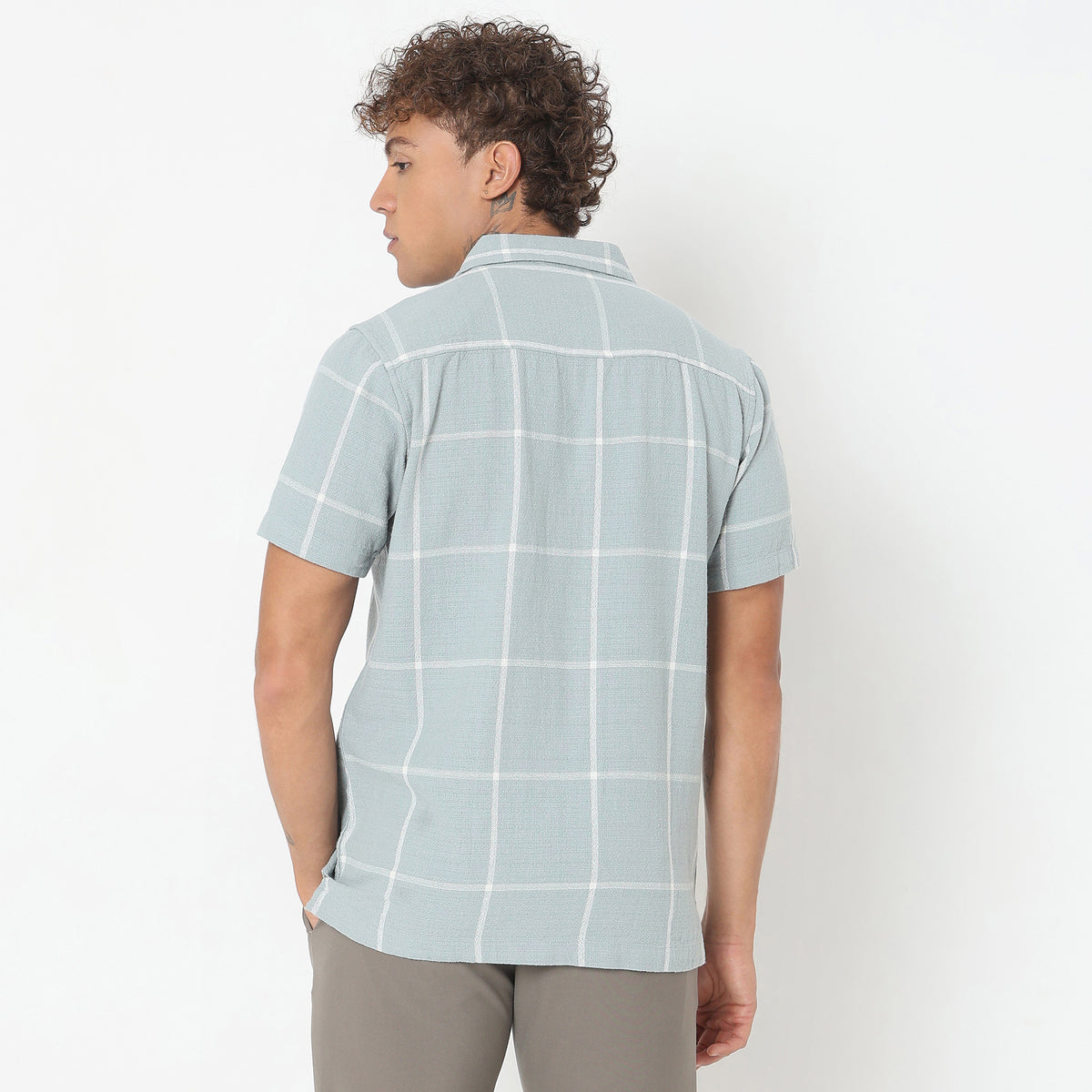 Regular Fit Checkered Shirt