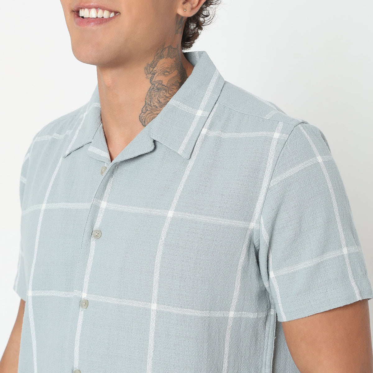 Regular Fit Checkered Shirt