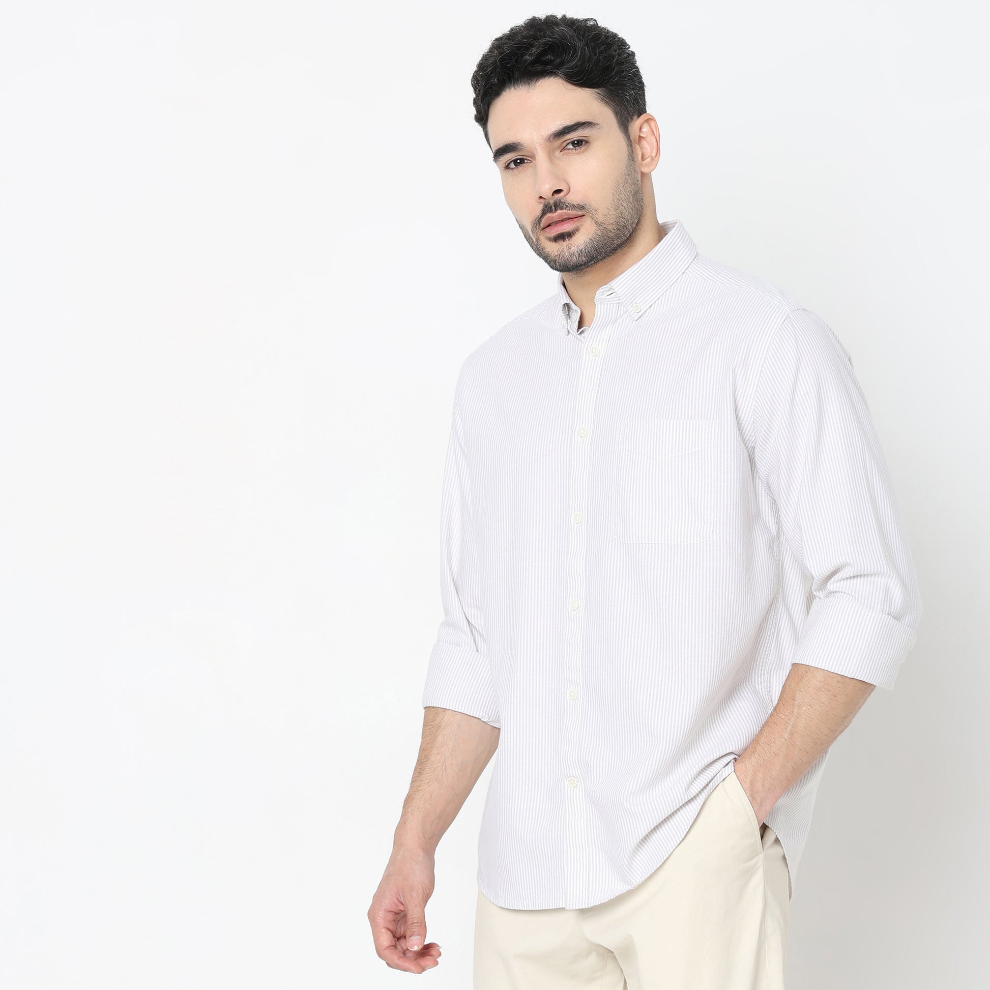 Regular Fit Striped Shirt