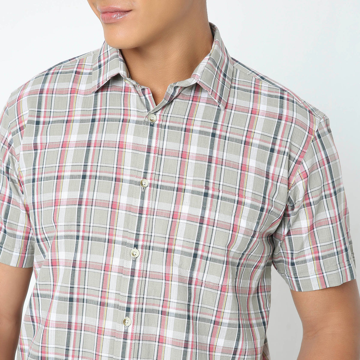 Regular Fit Checkered Shirt