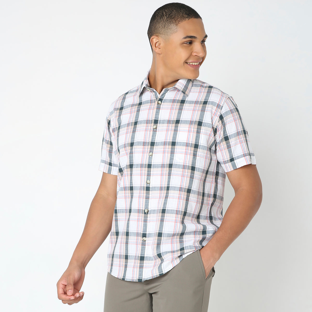 Regular Fit Checkered Shirt