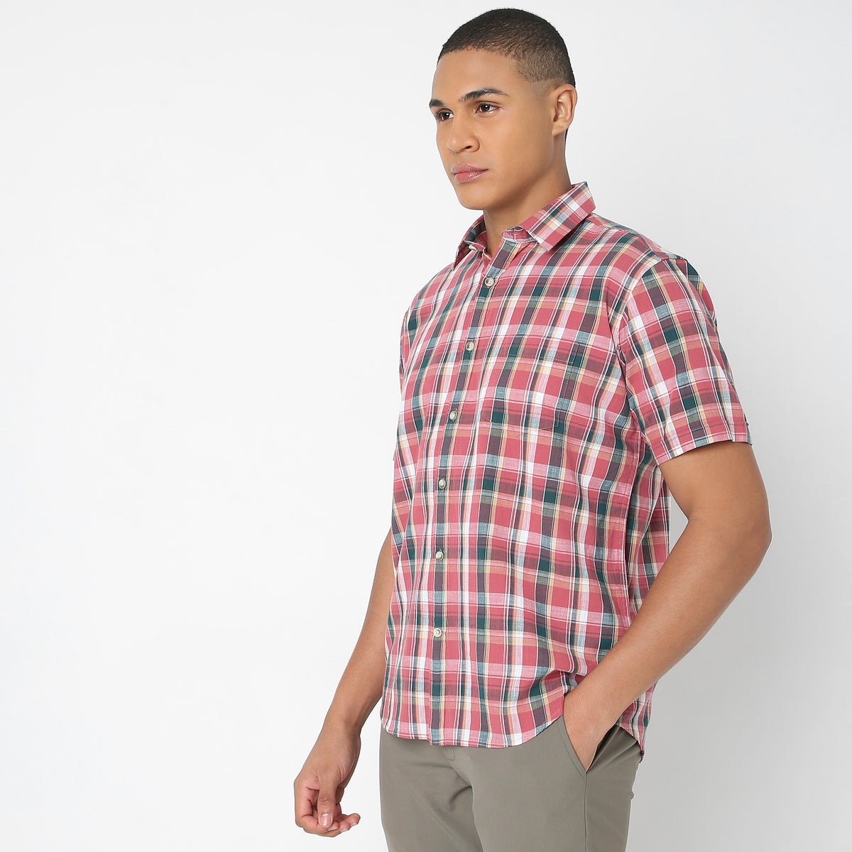 Regular Fit Checkered Shirt