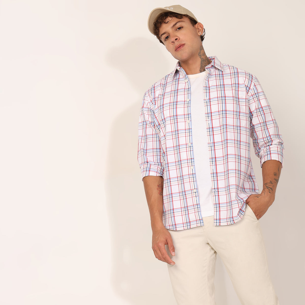 Regular Fit Checkered Shirt