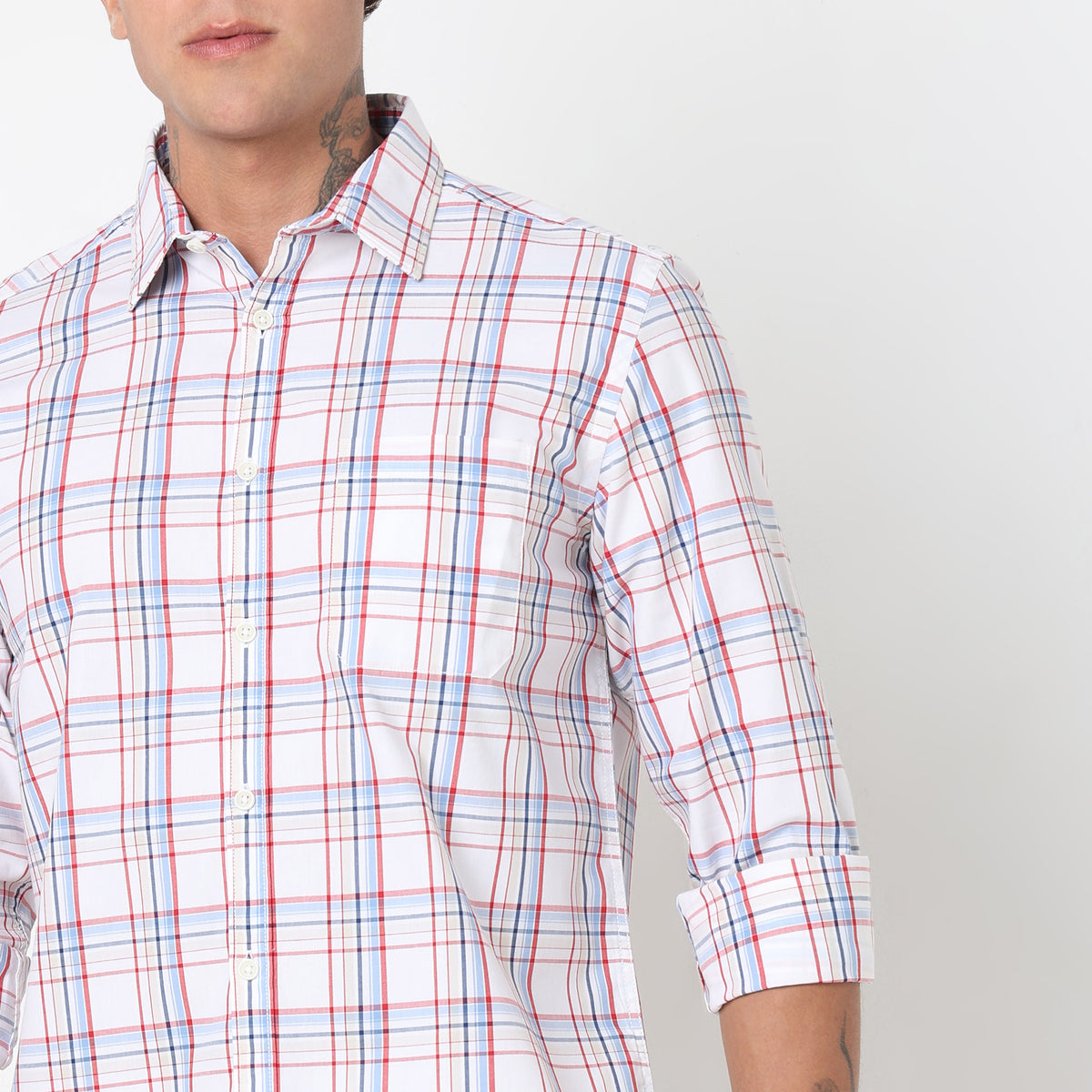 Regular Fit Checkered Shirt