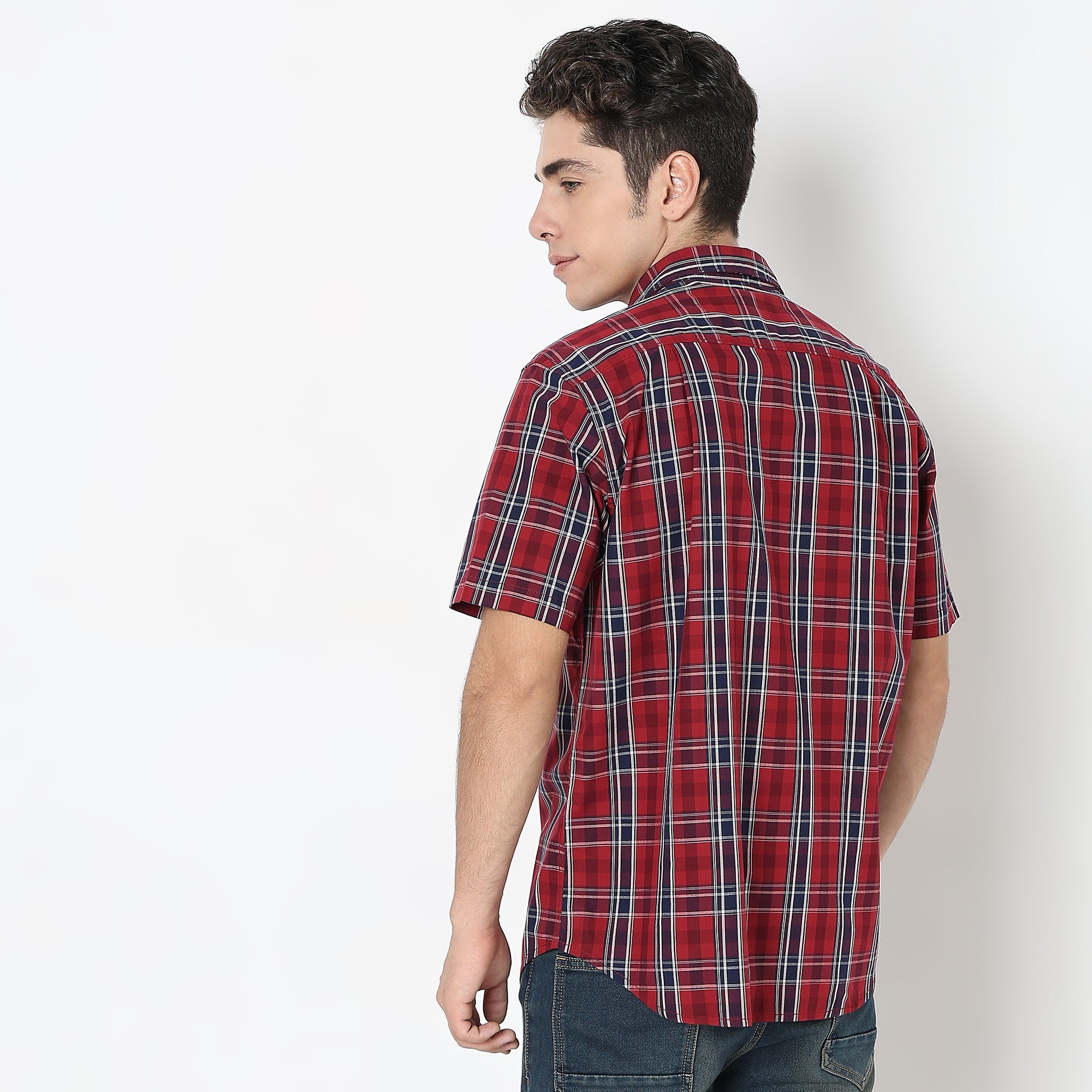 Regular Fit Checkered Shirt