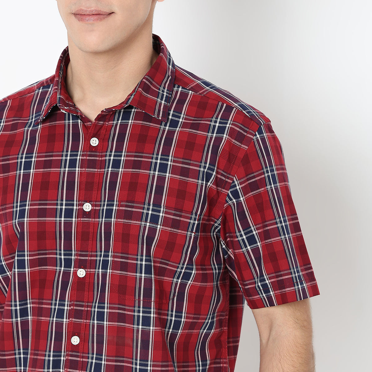 Regular Fit Checkered Shirt