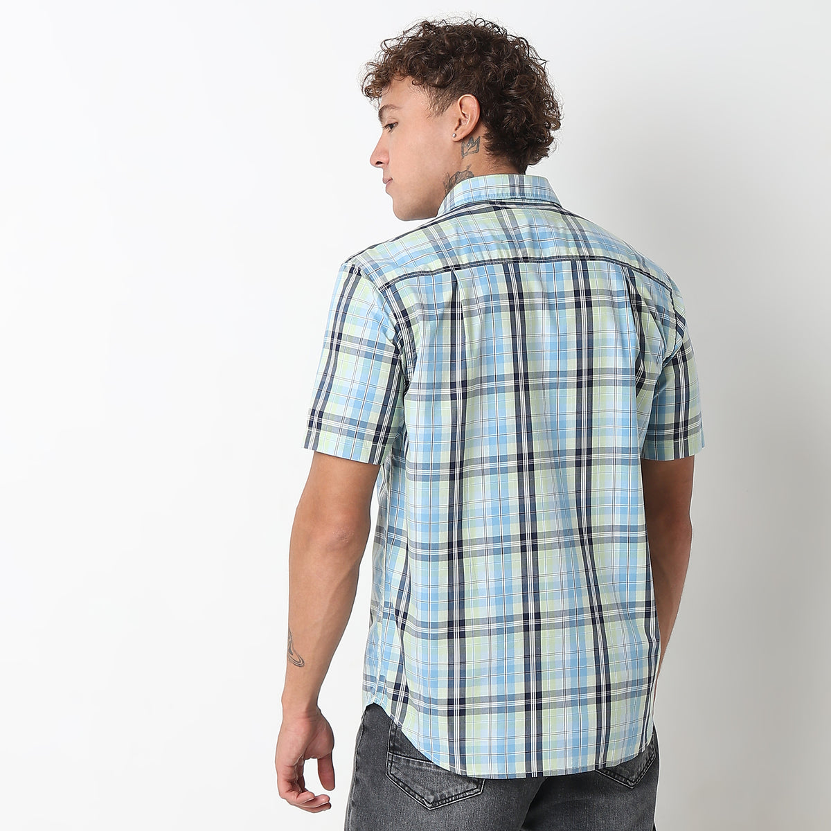 Regular Fit Checkered Shirt