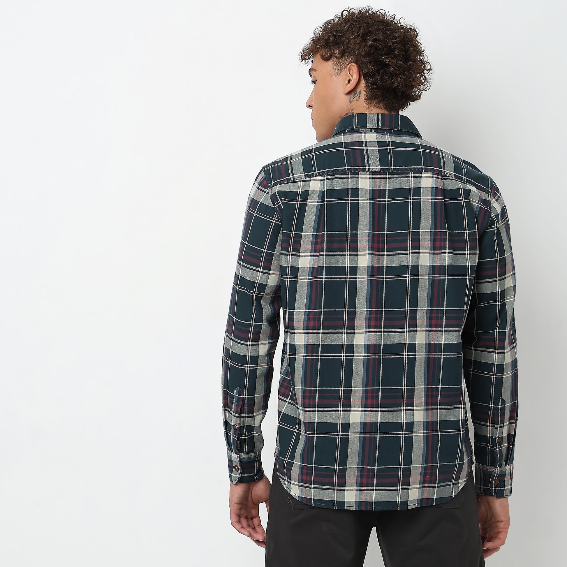 Regular Fit Checkered Shirt