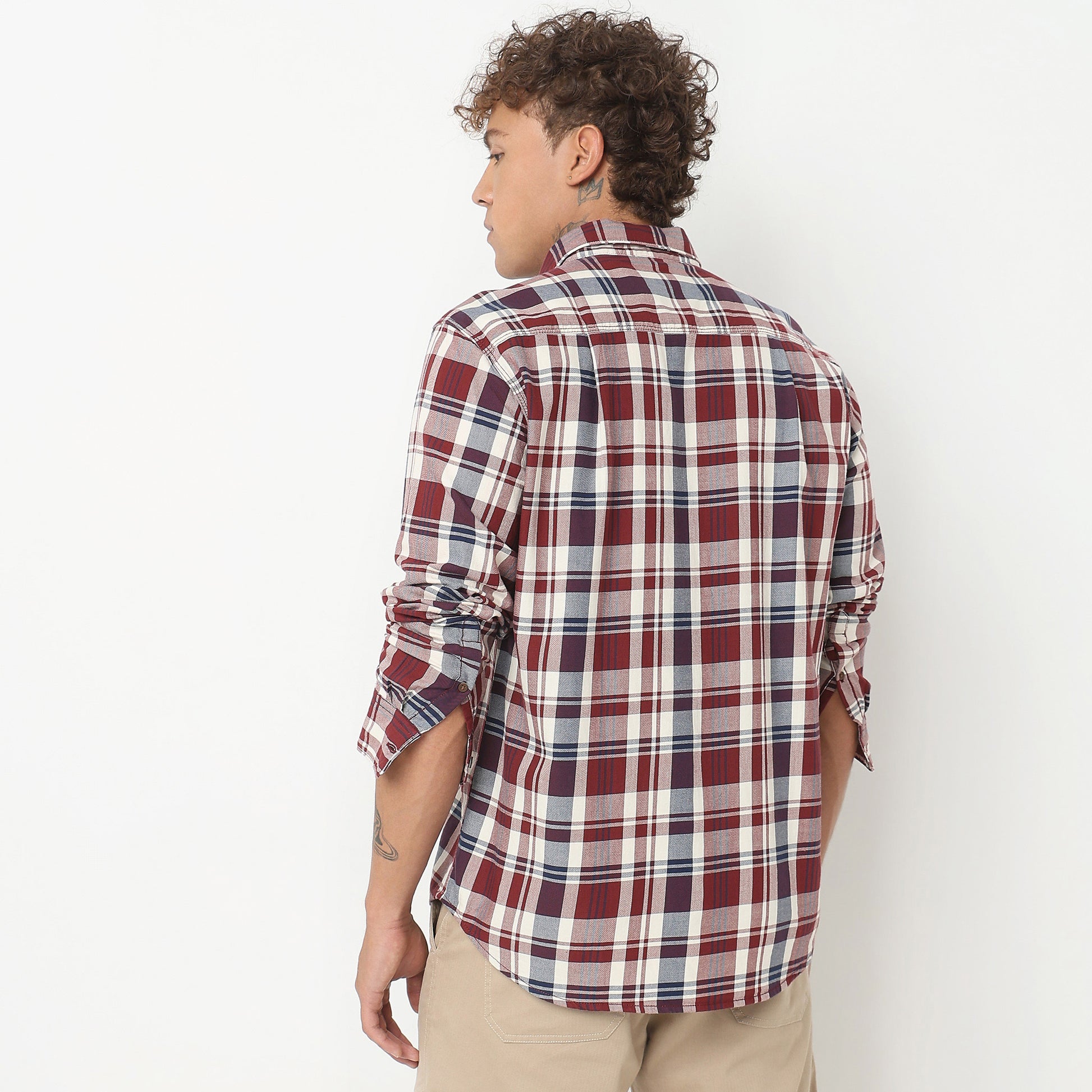 Regular Fit Checkered Shirt