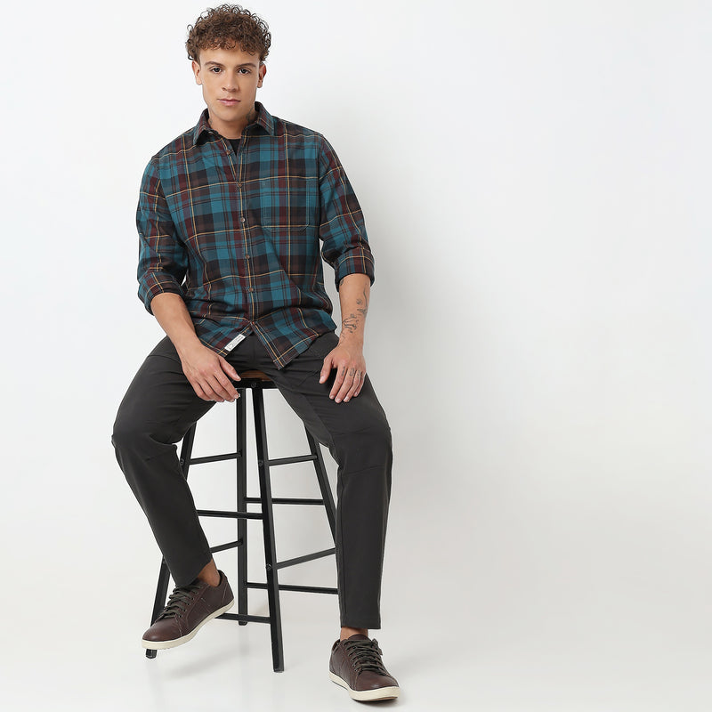 Regular Fit Checkered Shirt