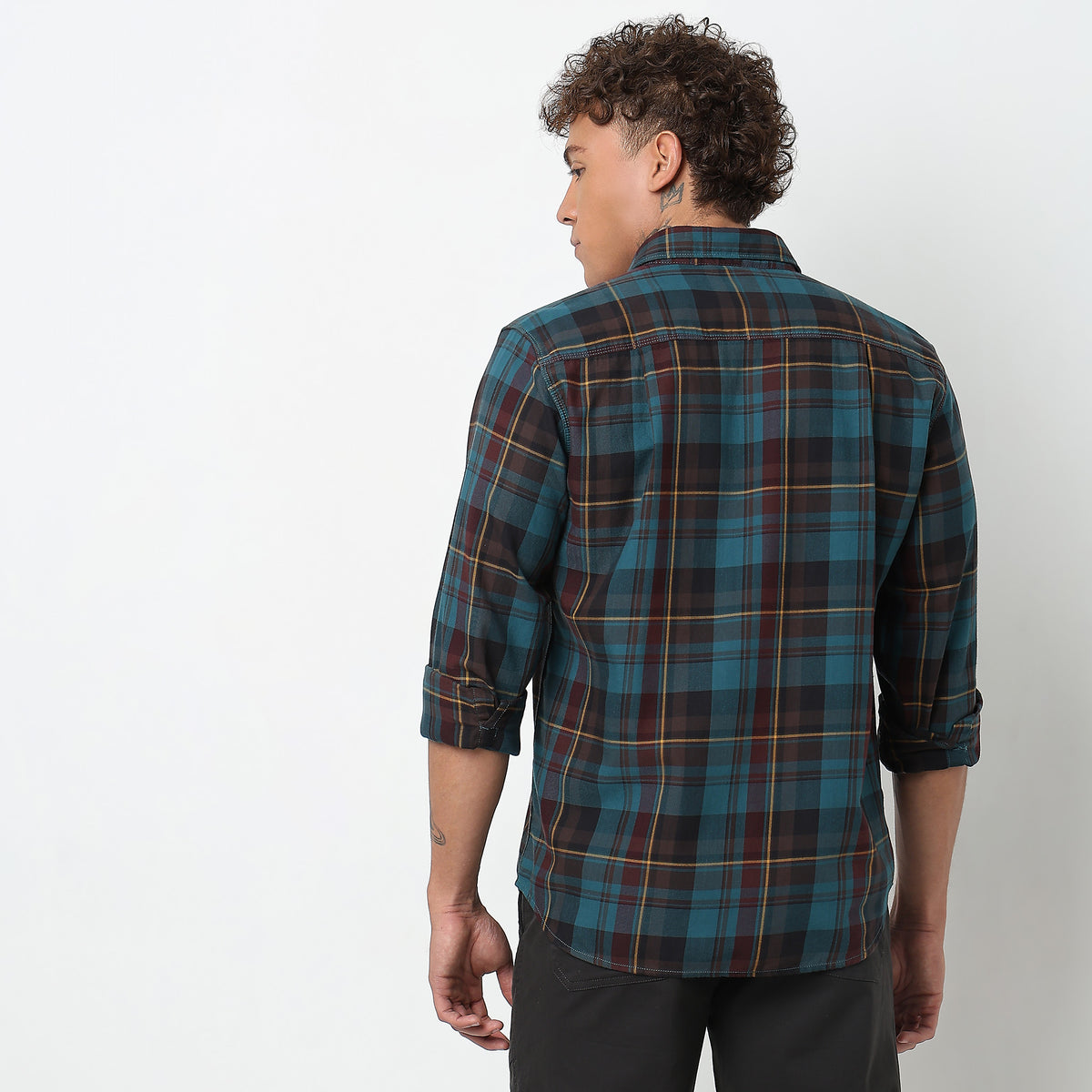 Regular Fit Checkered Shirt