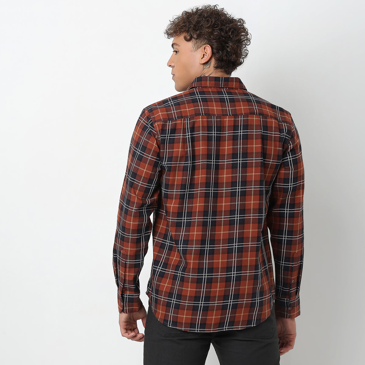 Regular Fit Checkered Shirt