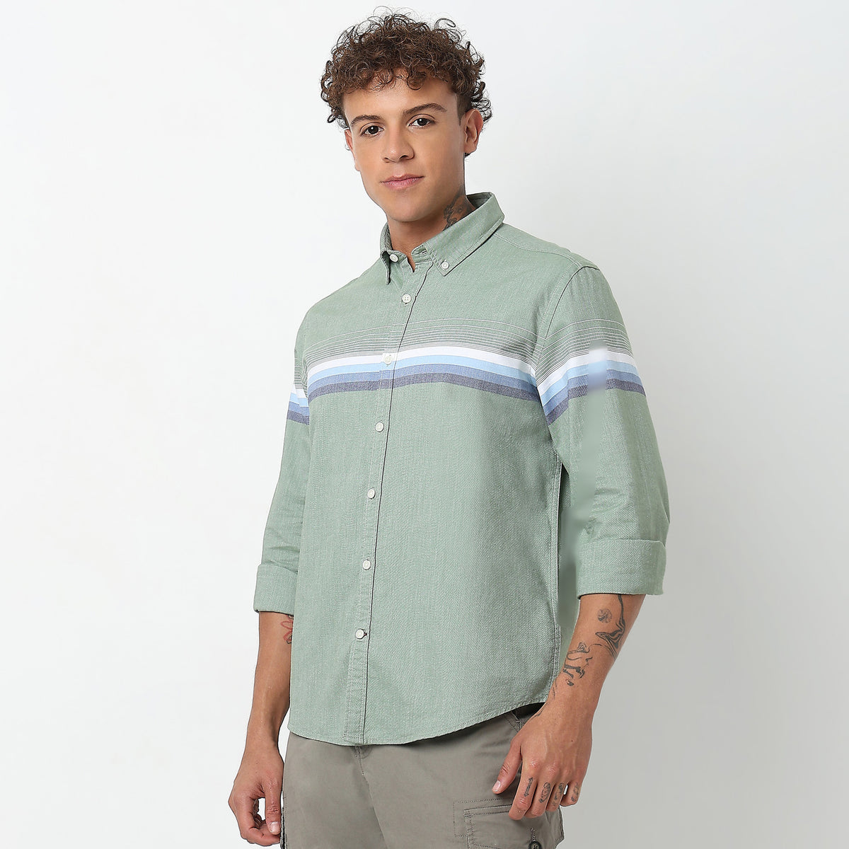 Regular Fit Striped Shirt