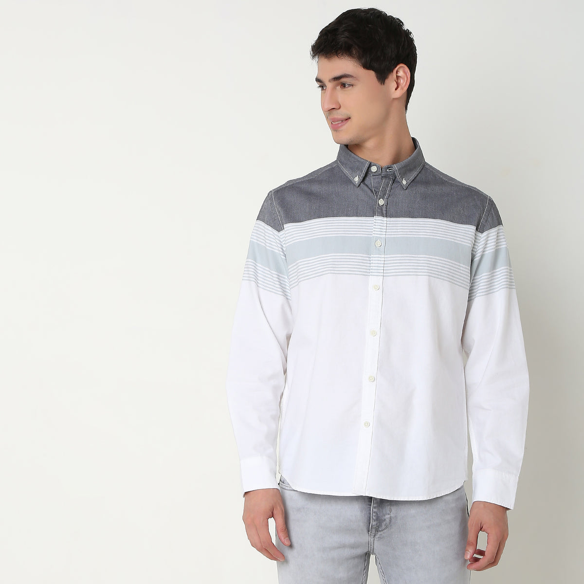 Regular Fit Striped Shirt