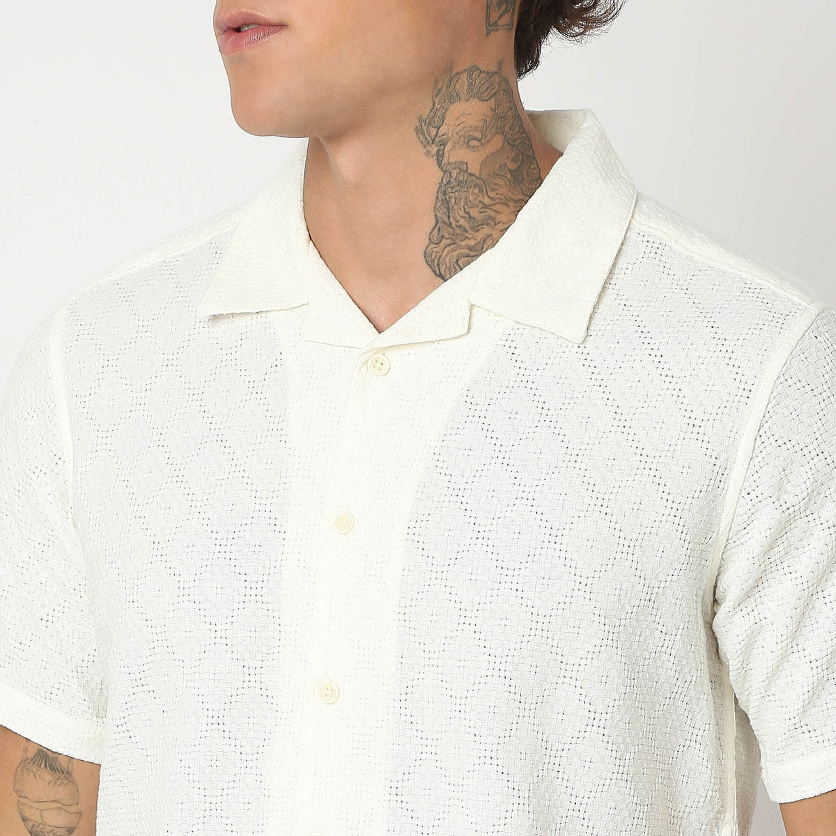 Regular Fit Solid Shirt