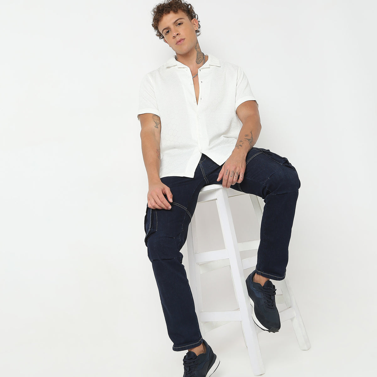 Regular Fit Solid Shirt