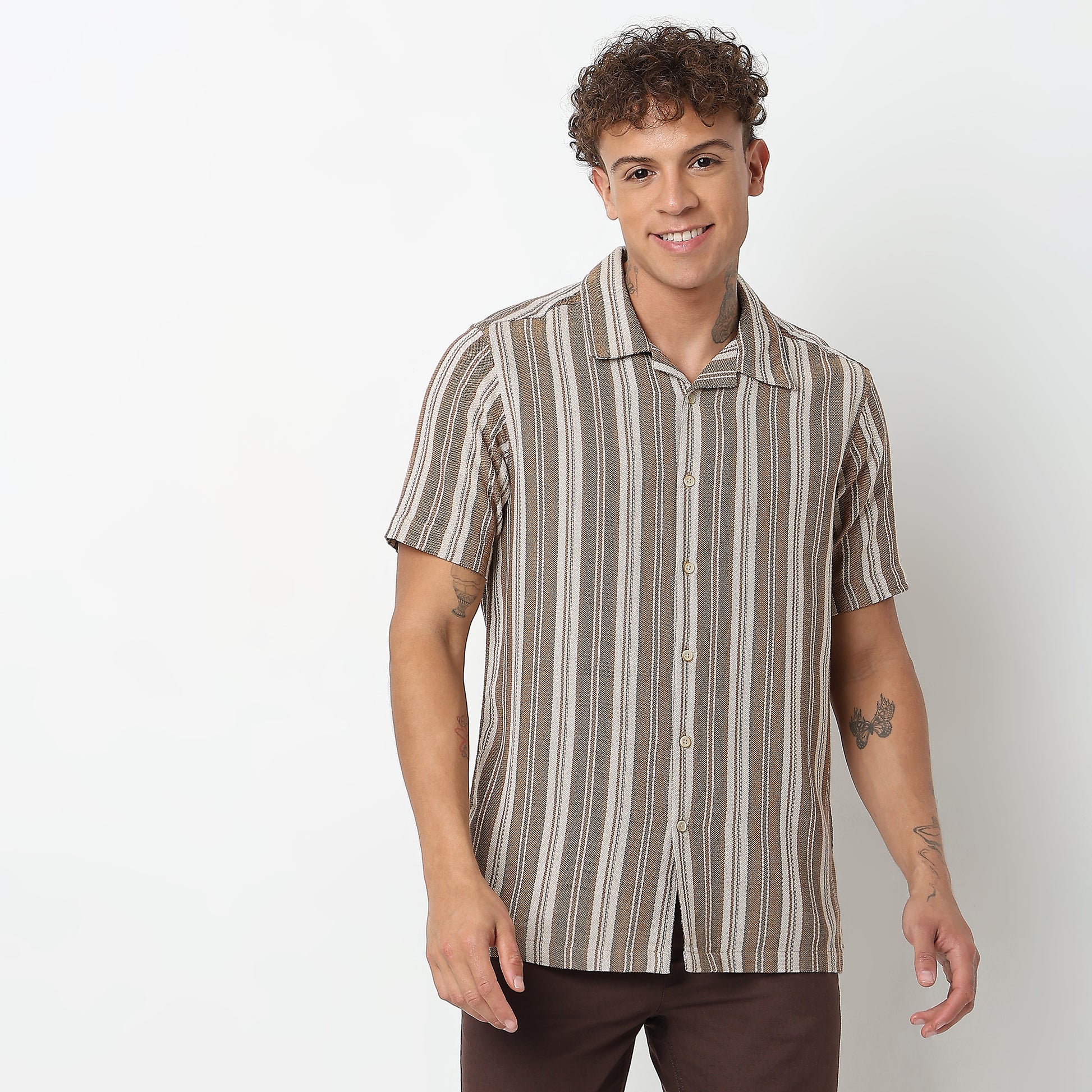 Regular Fit Striped Shirt