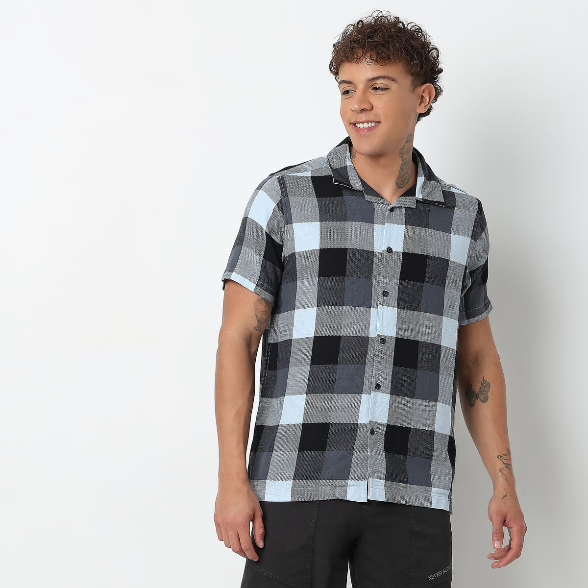 Regular Fit Checkered Shirt