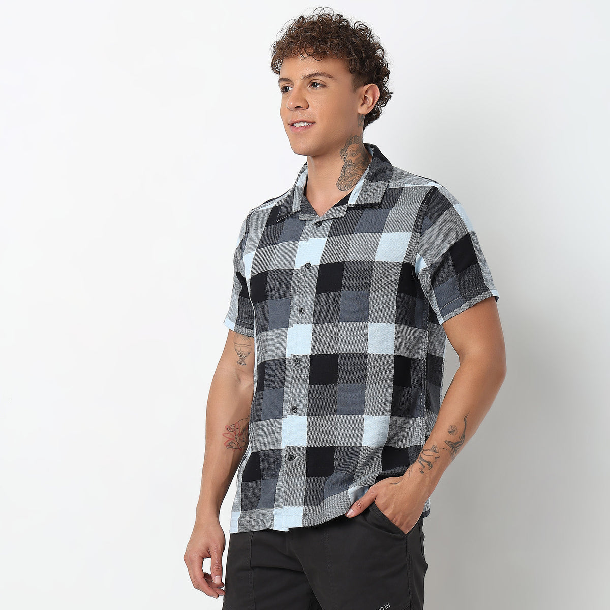 Regular Fit Checkered Shirt