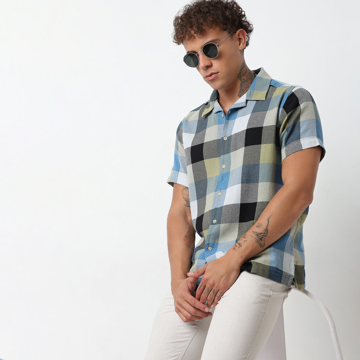 Regular Fit Checkered Shirt