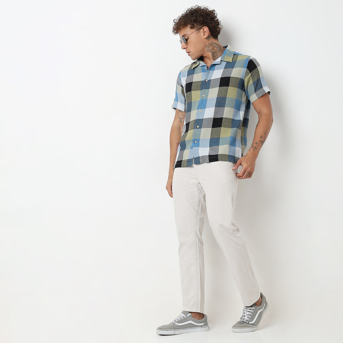 Regular Fit Checkered Shirt